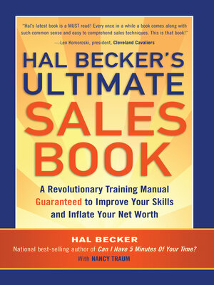 cover image of Hal Becker's Ultimate Sales Book